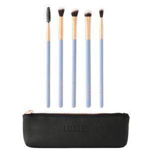 NIP Wonderlust Eye Brush Set + Travel Pouch - Luxie Brushes